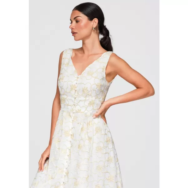  Kleid OMBRE OW-DLR-E0015 WEIß 