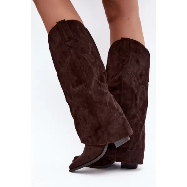  Cowboystiefel für Damen BOTO 2588A BRAUN 