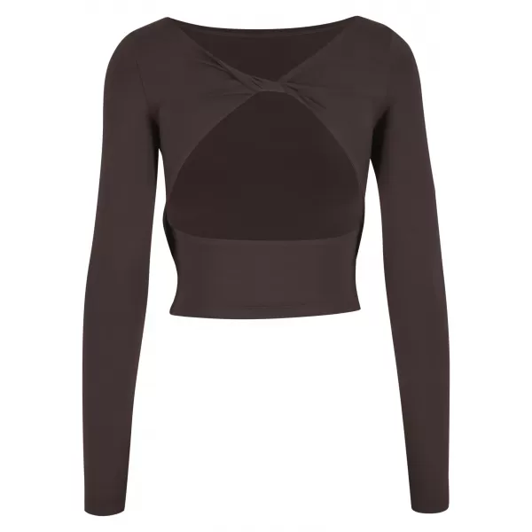  Damen-T-Shirt URBAN CLASSICS TB7721 WARM/BRAUN 