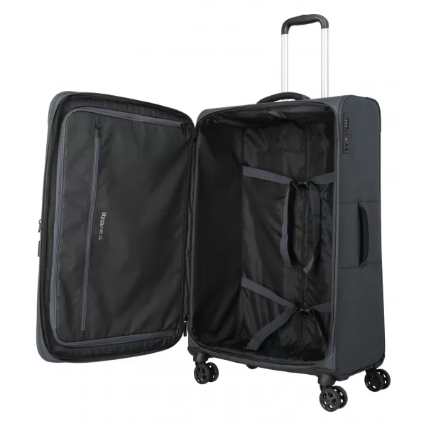  Koffer TRAVELITE Kick Off 4w L exp ANTHRAZIT 