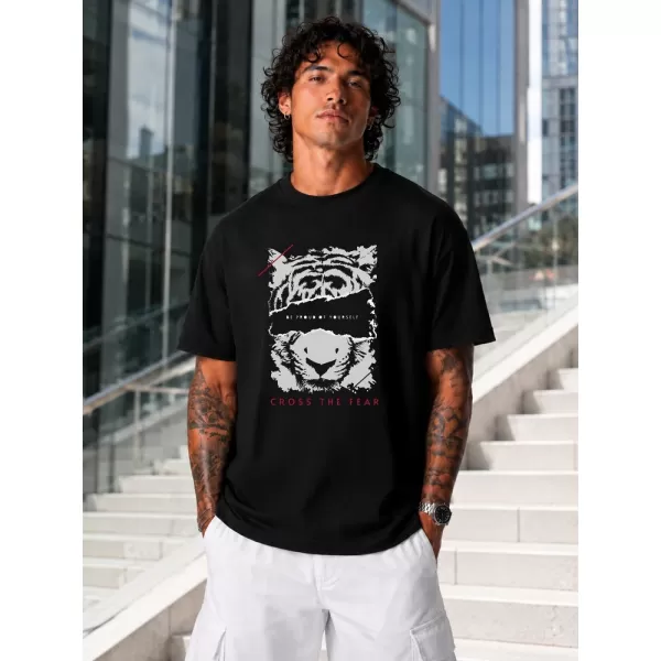 Herren-T-Shirt DSTREET NX1020R-BK-O SCHWARZ 