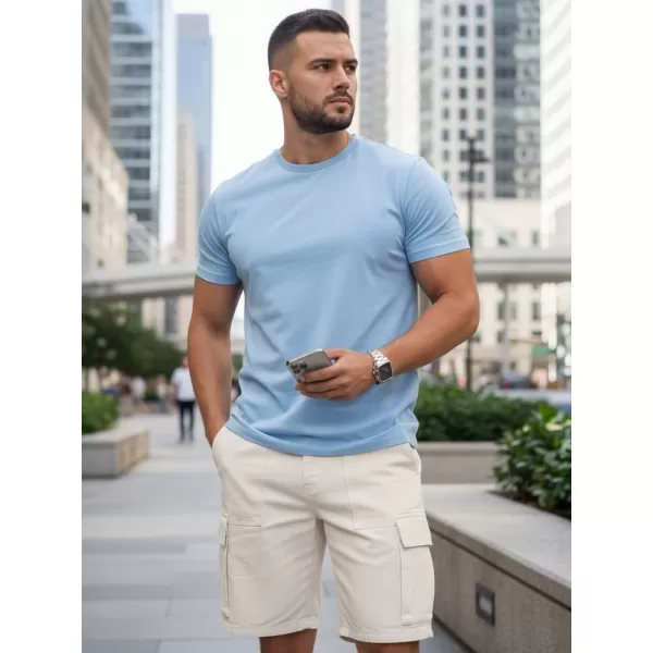  Herren-T-Shirt DSTREET RX5680 HELLBLAU 