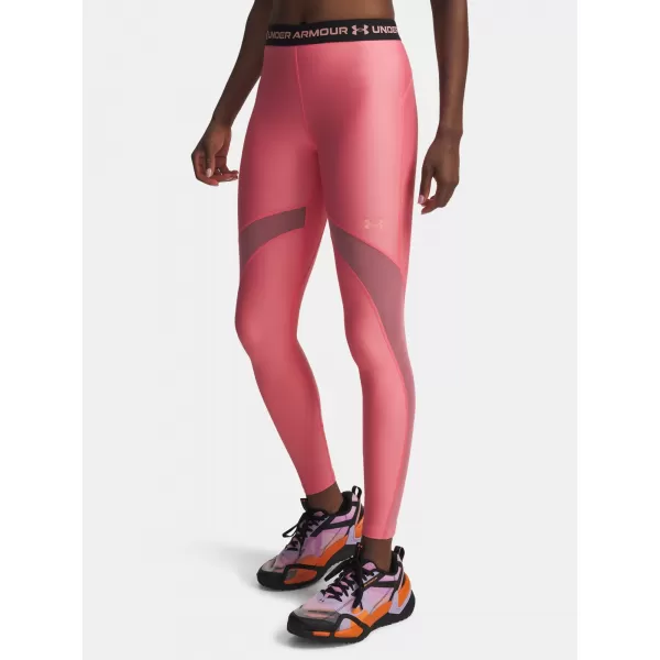  Leggings für Damen UNDER ARMOUR HEATGEAR MESH LEGGING 6010009-600 ROSA 