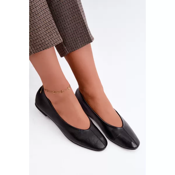  Ballerinas für Damen BOTO JH602P SCHWARZ 