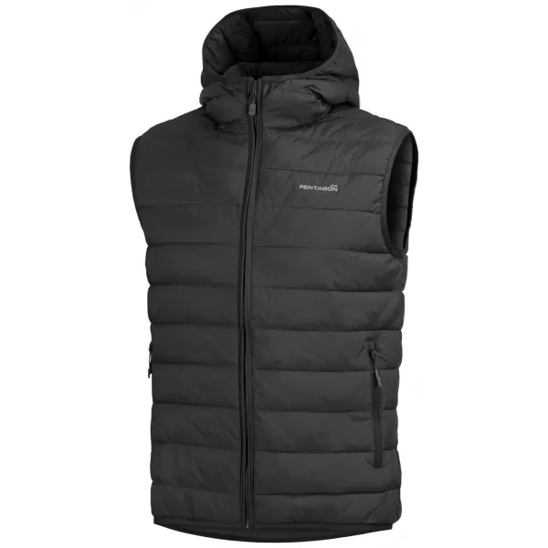  Herrenweste PENTAGON AURORA 2.0 PUFFER HOODED VEST K04011-2.0 SCHWARZ 