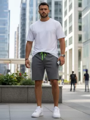 Herrenshorts DSTREET SX2263 DUNKELGRAU