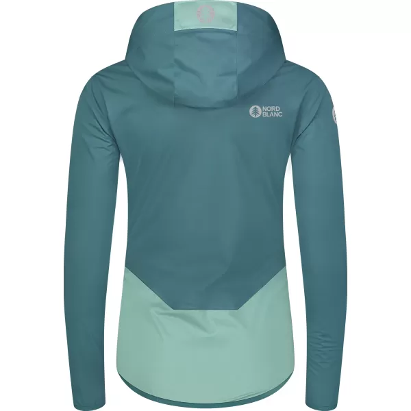  Softshelljacke für Damen NORDBLANC OUTLAND NBSSL8324 GRÜN/GRAU 