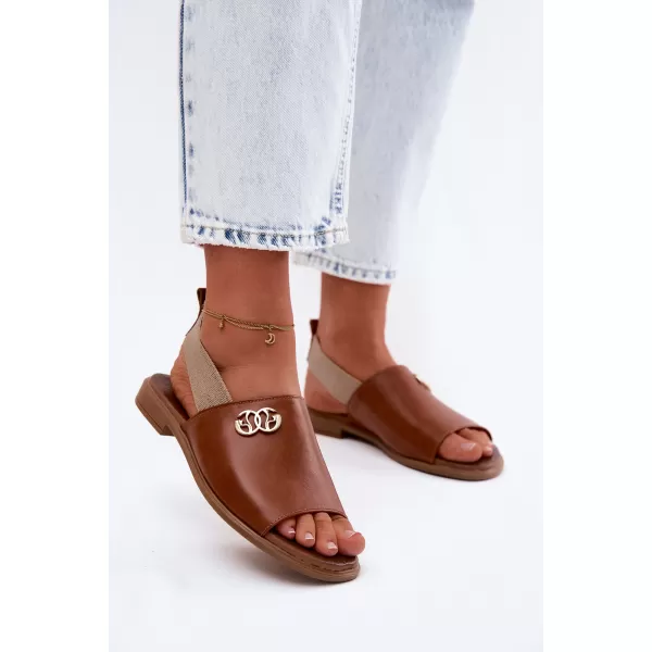  Damensandalen ZAZOO 40473 BRAUN 