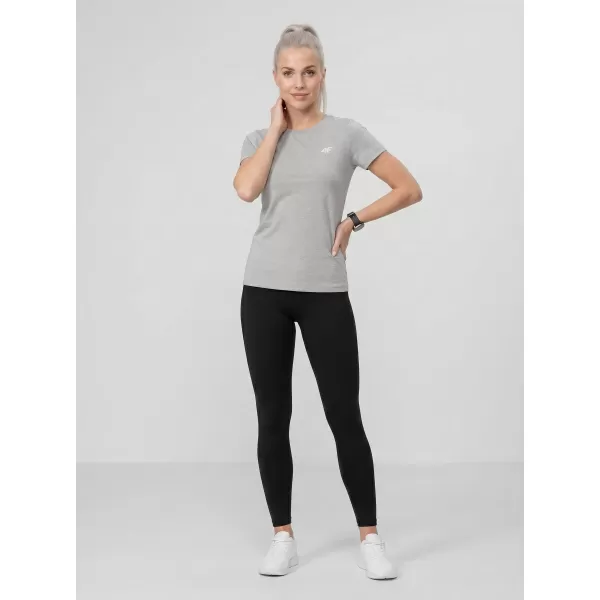  Damen-T-Shirt 4F WMM00TTSHF3306 KALTE HELLGRAUE MELANGE 
