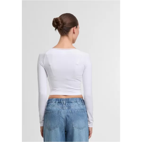  Damen-T-Shirt URBAN CLASSICS TB7729-00220 WEIß 