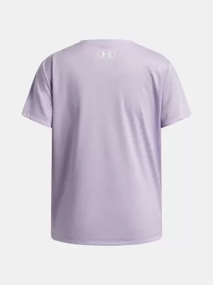 Mädchen-T-Shirt UNDER ARMOUR TECH TWIST WDMK LOGO SS 6007134-536 LILA