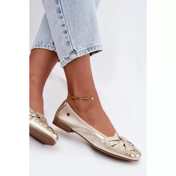  Ballerinas für Damen MACIEJKA P7542-41/00-0 PLATIN 