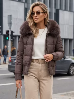 Damenjacke DSTREET TY5831 BRAUN