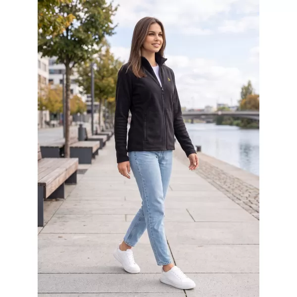  Fleece-Sweatshirt für Damen ALTISPORT ALW002852 SCHWARZ UND GOLD 