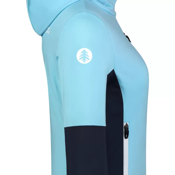  Powerfleece-Sweatshirt für Damen NORDBLANC RAVINE NBSFL8336 HELLBLAU 