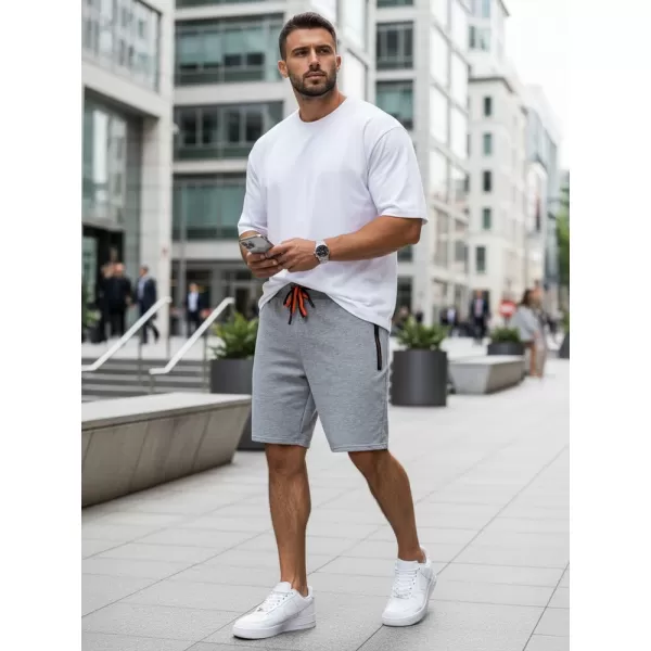  Herrenshorts DSTREET SX2264 HELLGRAU 