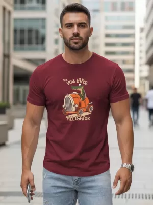 Herren-T-Shirt DSTREET NX5083R-BU BURGUND