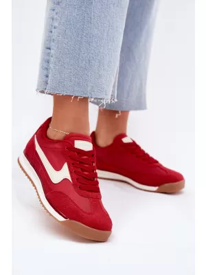 Damen-Sneaker BOTO 25SP30-9099 ROT/BEIGE