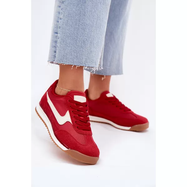  Damen-Sneaker BOTO 25SP30-9099 ROT/BEIGE 