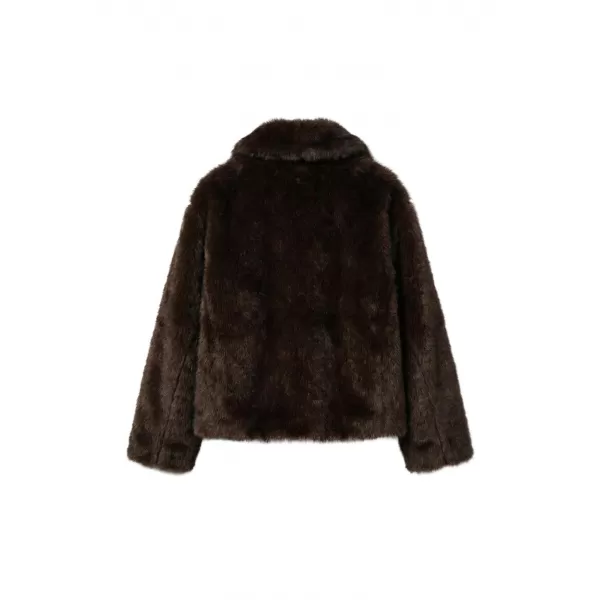  Pelzjacke für Damen URBAN CLASSICS TB8120-00075 BRAUN 