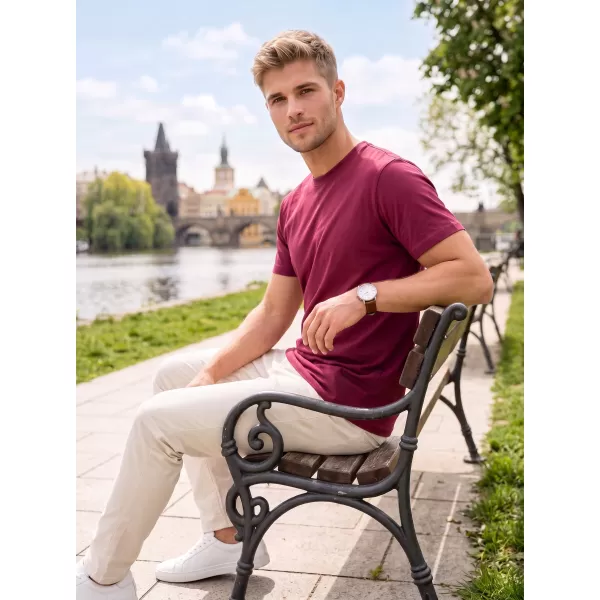  Herren-T-Shirt ALTISPORT NP/ALMST20001 BURGUND 