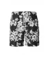 Badeshorts für Herren URBAN CLASSICS TB2679 SCHWARZE BLUMEN