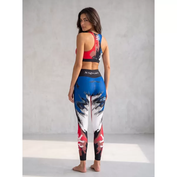  Damen Premium Long Funktionsleggings (neue Größen) ALTISPORT VOJ/ALW036LEG05 STREIFEN 