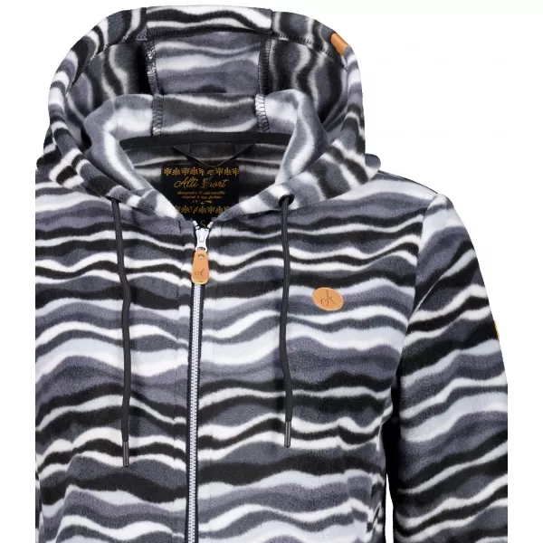 Fleece-Sweatshirt für Damen ALTISPORT ILANI SCHWARZ 