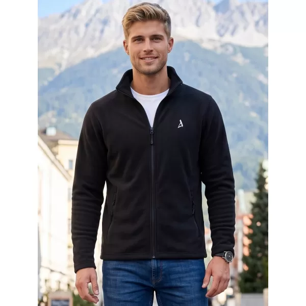  Fleece-Sweatshirt für Herren ALTISPORT ALM002852 SCHWARZ UND SILBER 