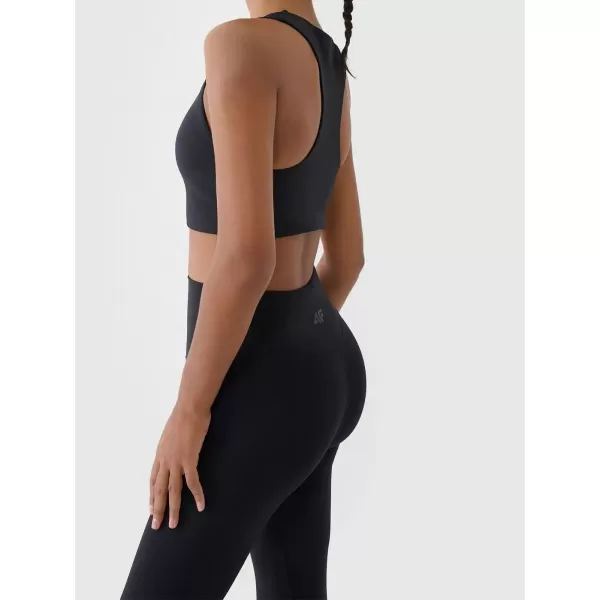  Leggings für Damen 4F WAW25TTIGF242 TIEFSCHWARZ 