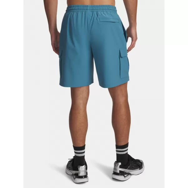  Herrenshorts UNDER ARMOUR VIBE WOVEN CARGO SHORT 1386560-466 BLAU 