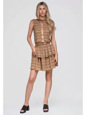 Damenrock OMBRE OW-GL-E0014 TAUPE