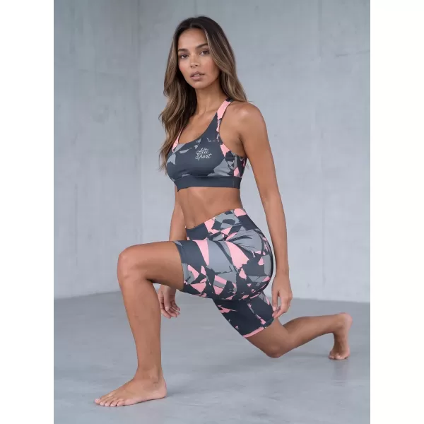  Premium-Overknee-Leggings für Damen (neue Größen) ALTISPORT VOJ/ALW080LEG06 SCHWARZLACHS 