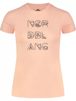 Damen-T-Shirt NORDBLANC RESCUE NBSLT8178 ROSA