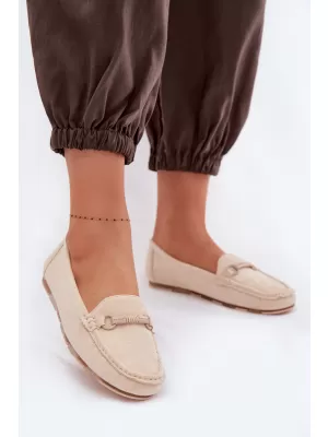Damenmokassins BOTO 6358 BEIGE