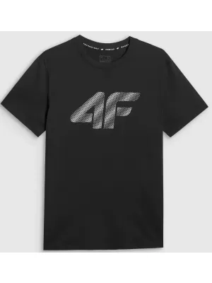 Herren-T-Shirt 4F WMM00TTSHM3342 TIEFSCHWARZ