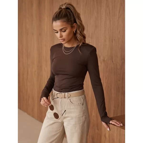  Damen-T-Shirt DSTREET RY2939 BRAUN 