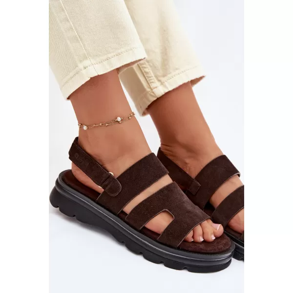 Damensandalen BIG STAR SHOES TT274483 BRAUN/BEIGE 