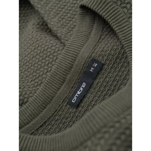 Herrenpullover OMBRE OM-SWSW-0119 OLIVE 