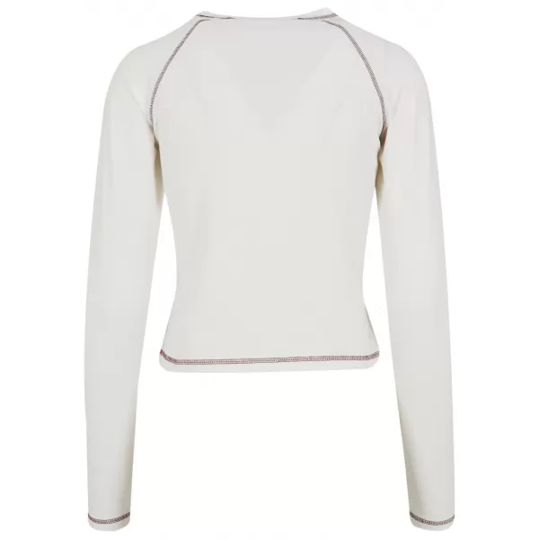  Damen-T-Shirt URBAN CLASSICS TB7730 CREMEFARBEN 