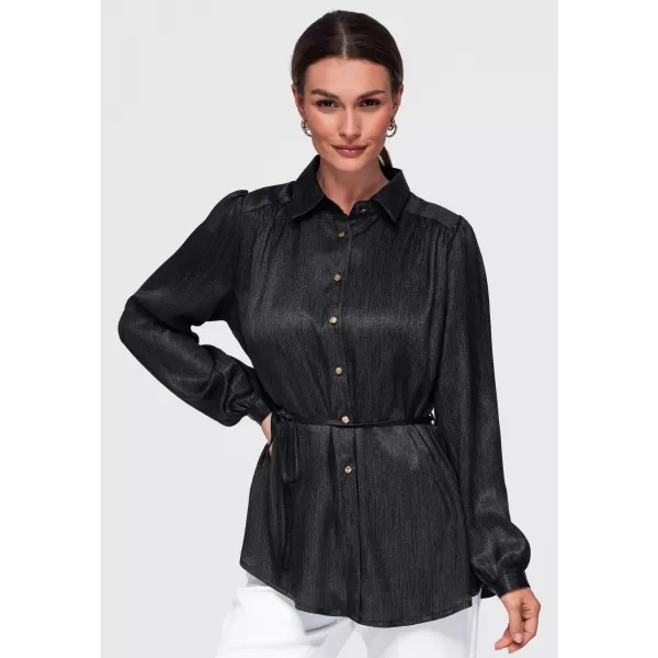  Damenhemd OMBRE OW-SH-E0071 SCHWARZ 