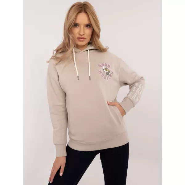  Damen-Sweatshirt SUBLEVEL D10600T02420K BEIGE 