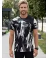 Hochwertiges Funktions-T-Shirt für Herren ALTISPORT VOJ/ALM010TR01 SCHWARZ/ELFENBEIN