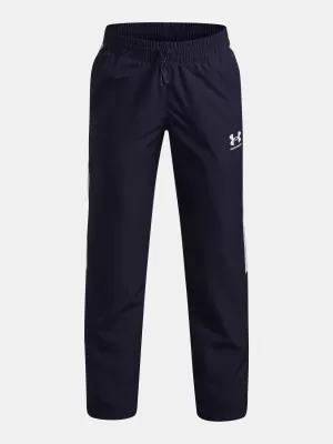 Hosen für Jungen UNDER ARMOUR UA B RIVAL WVN PANT 1390155-410 BLAU
