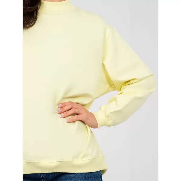  Damen-Sweatshirt BASIC FEEL GOOD RV-BL-5185.93P LEUCHTEND GELB 
