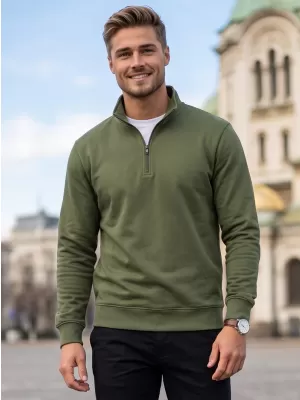 Herren-Sweatshirt MALFINI SUMMIT 429 KHAKI