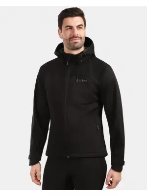 Herren-Softshelljacke KILPI ONTAVIO-M 1M0112KI SCHWARZ