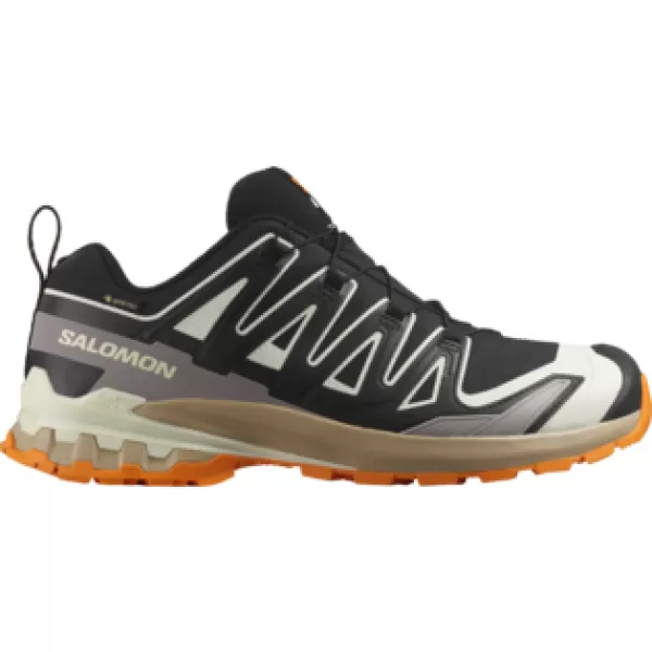  Herrenschuhe SALOMON XA PRO 3D V9 GORE-TEX L47881900 SCHWARZ/VANILLEEIS/KURKUMA 