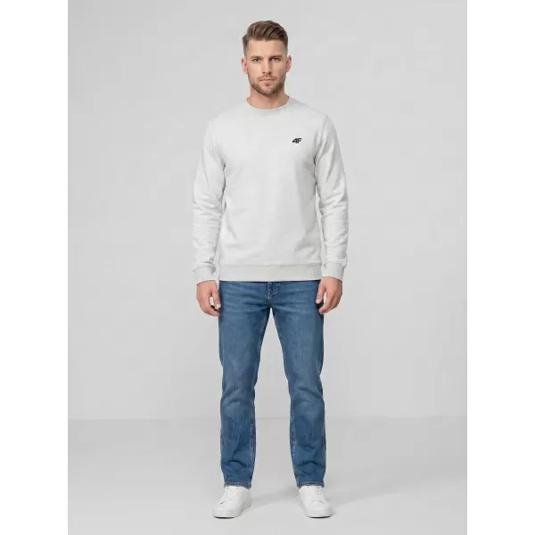  Herren-Sweatshirt 4F WMM00TSWSM2549 KALTE HELLGRAUE MELANGE 