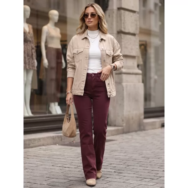  Damenhosen DSTREET UY3105 BURGUND 